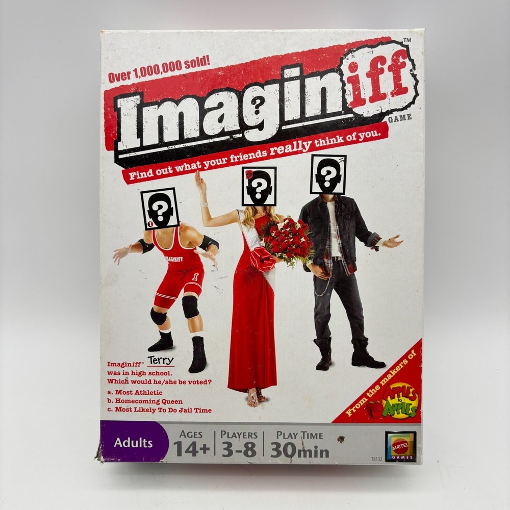 Imaginiff Party Game COMPLETE Buffalo Games 2010 Family Friends